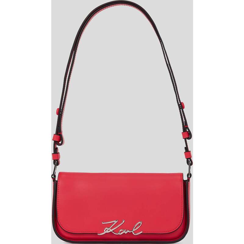 K/SIGNATURE TWO-WAY CROSSBODY BAG