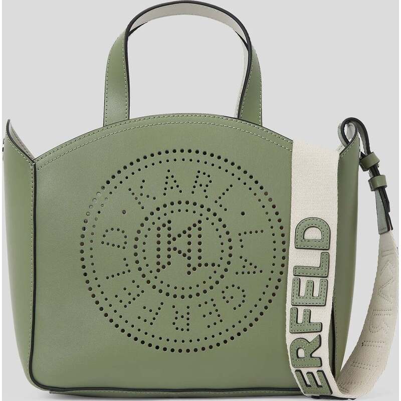 K/CIRCLE PERFORATED SMALL TOTE BAG