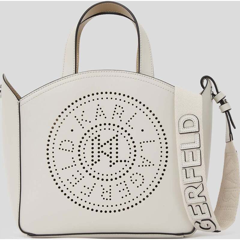 K/CIRCLE PERFORATED SMALL TOTE BAG