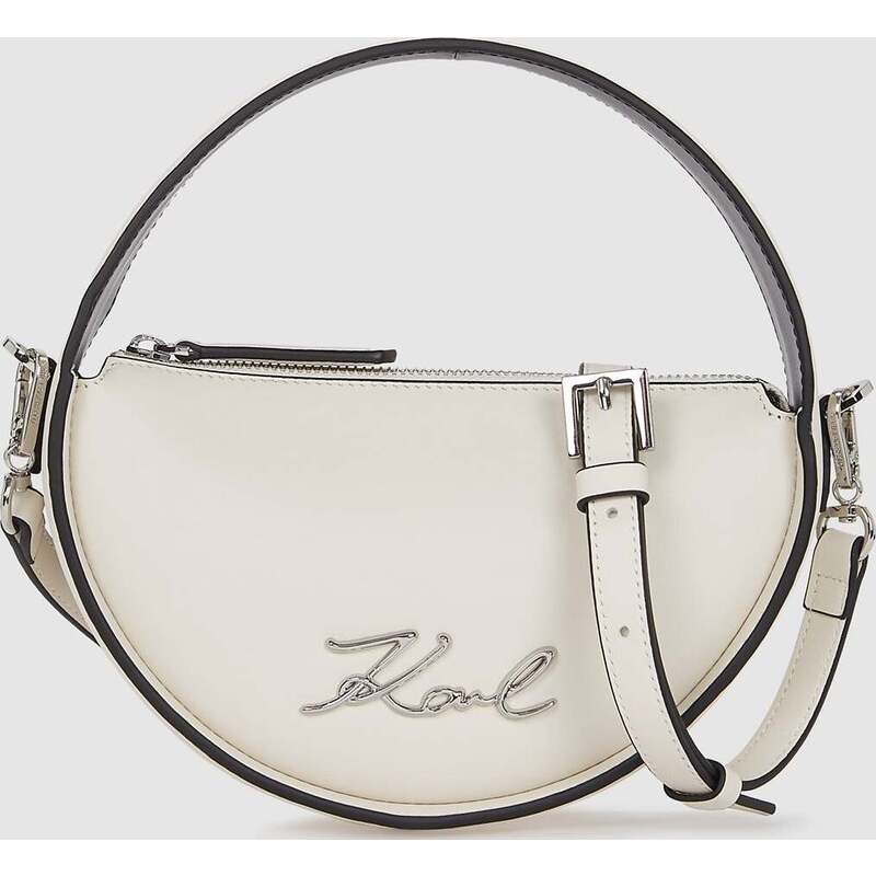 K/Signature round crossbody bag