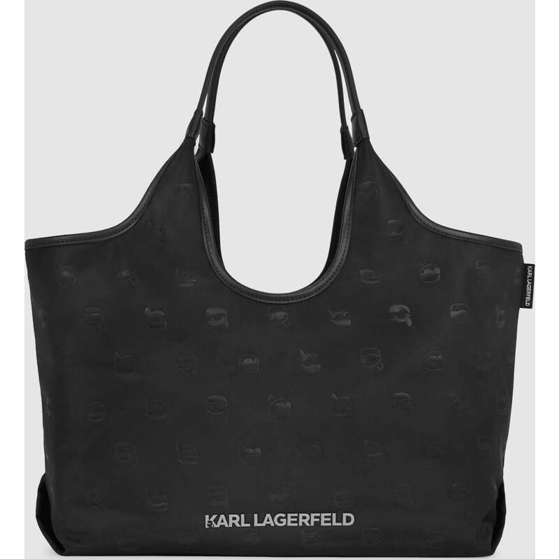 Ikon nylon all-over-print tote bag