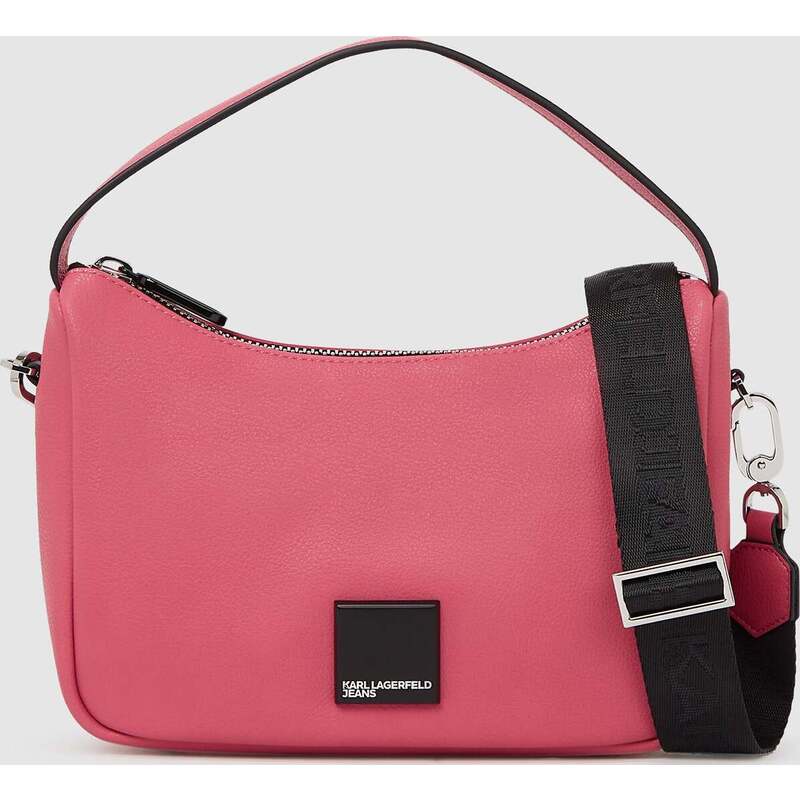 KLJ BOX LOGO SOFT MINI HOBO BAG