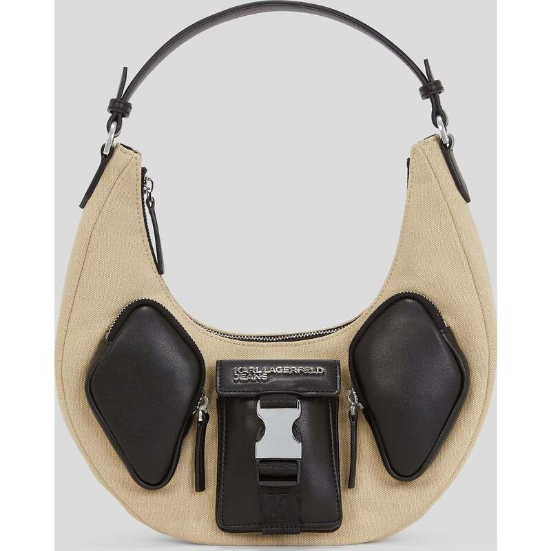 UTILITY CANVAS MOON SHOULDER BAG