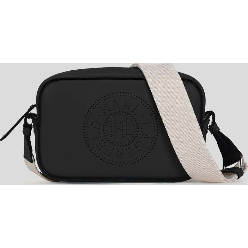 K/CIRCLE PERFORATED CROSSBODY BAG
