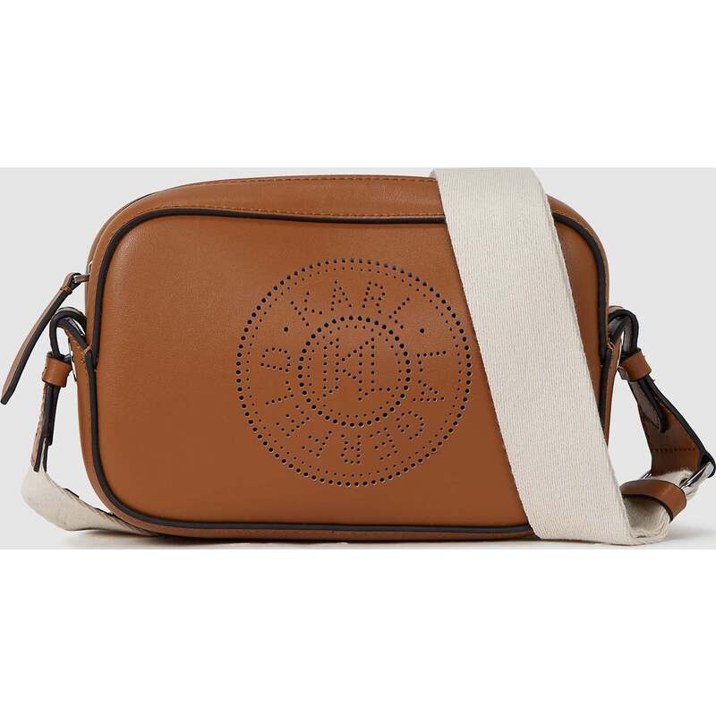 K/CIRCLE PERFORATED CROSSBODY BAG