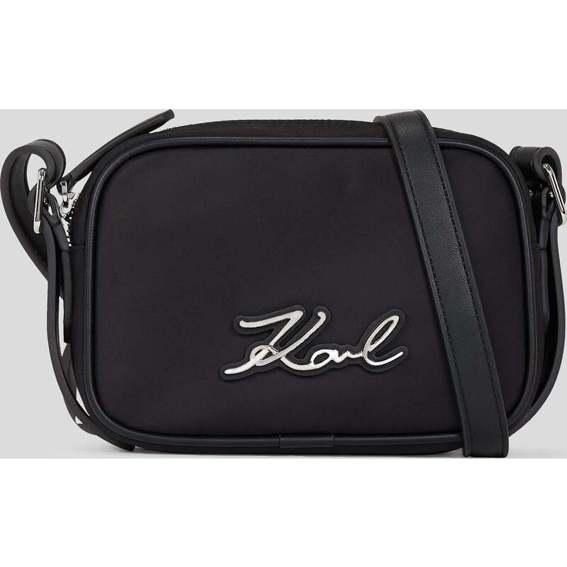 K/SIGNATURE NYLON CROSSBODY POUCH