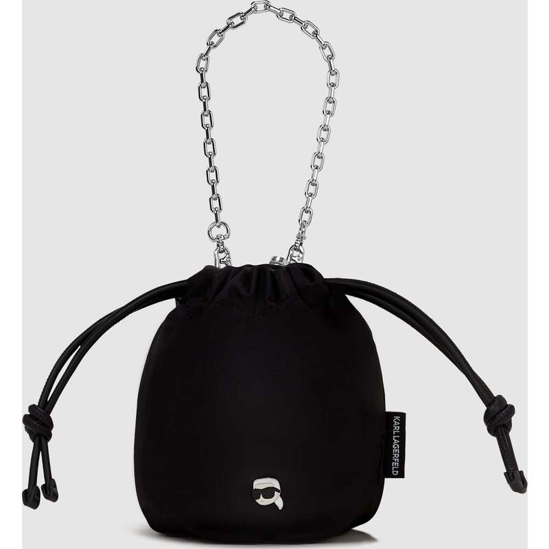 Ikon nylon small bucket bag