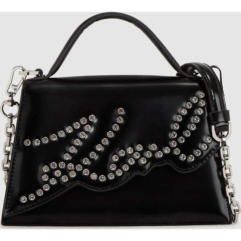 K/Signature small studded crossbody bag