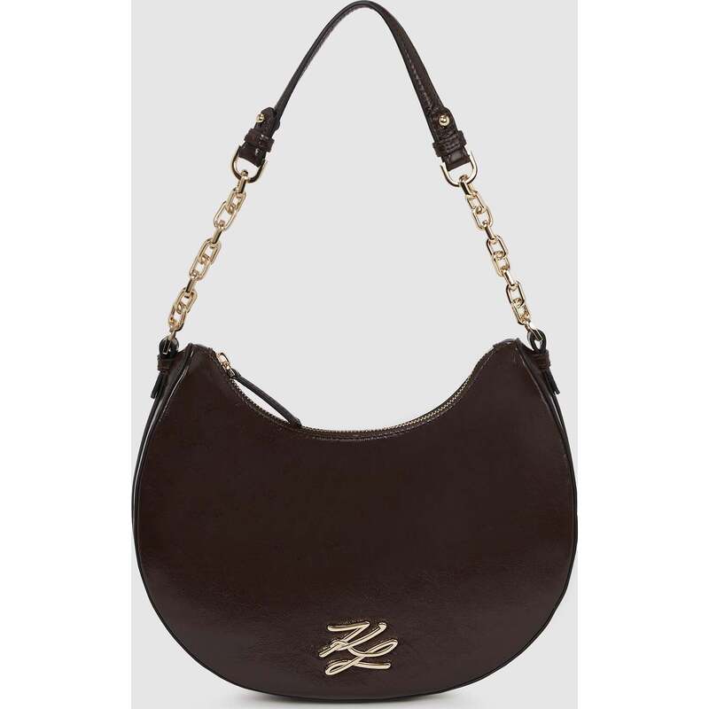 K/Autograph glossy moon shoulder bag