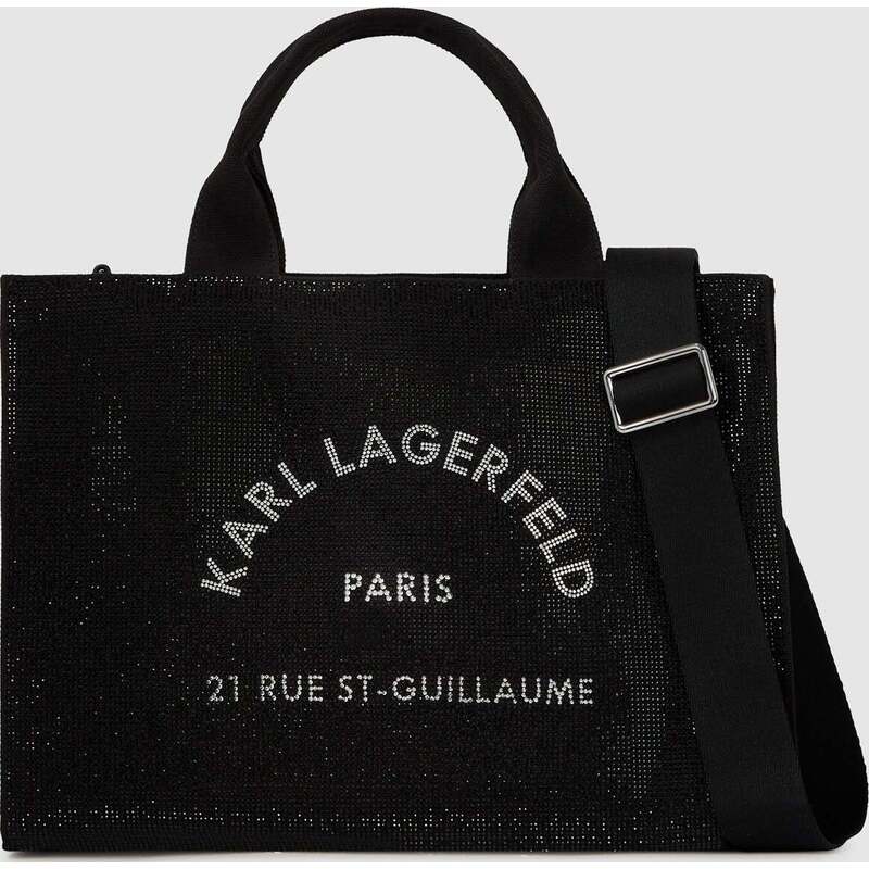 Rue St-Guillaume rhinestone tote bag