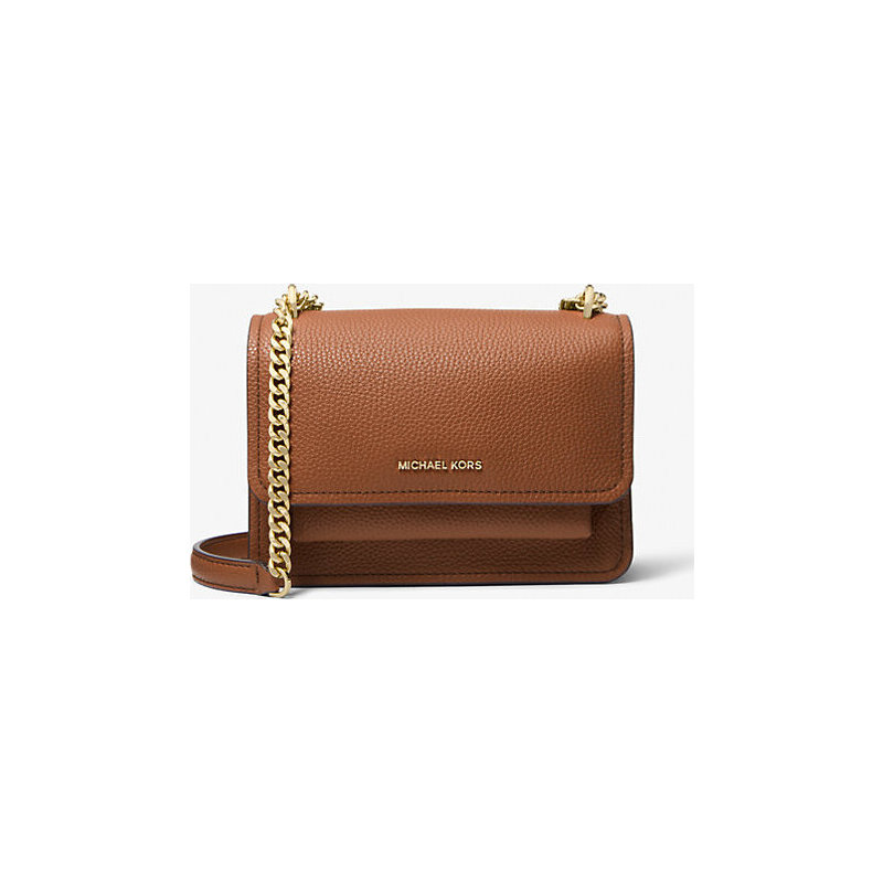 Claire Small Pebbled Leather Convertible Shoulder Bag