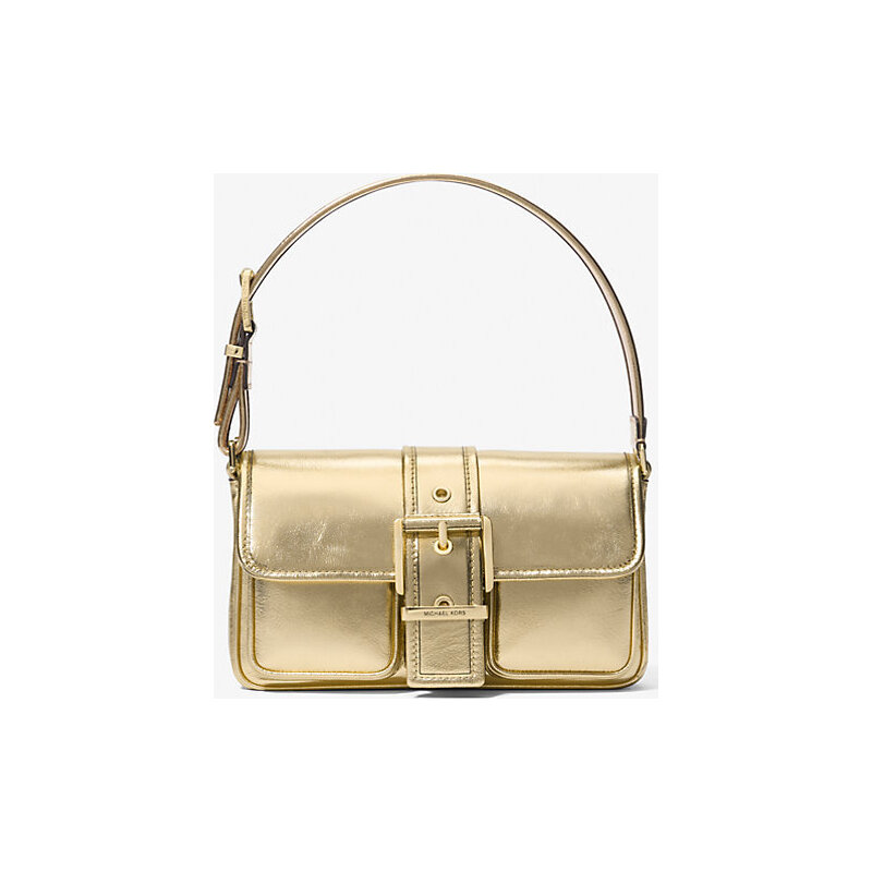 Colby Medium Metallic Leather Shoulder Bag