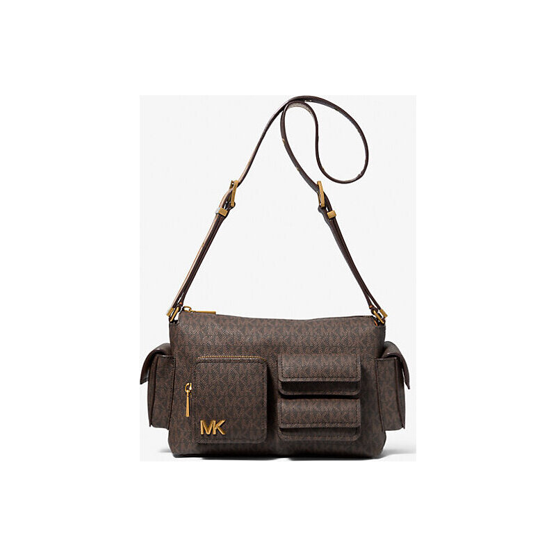Dakota Medium Signature Logo Shoulder Bag