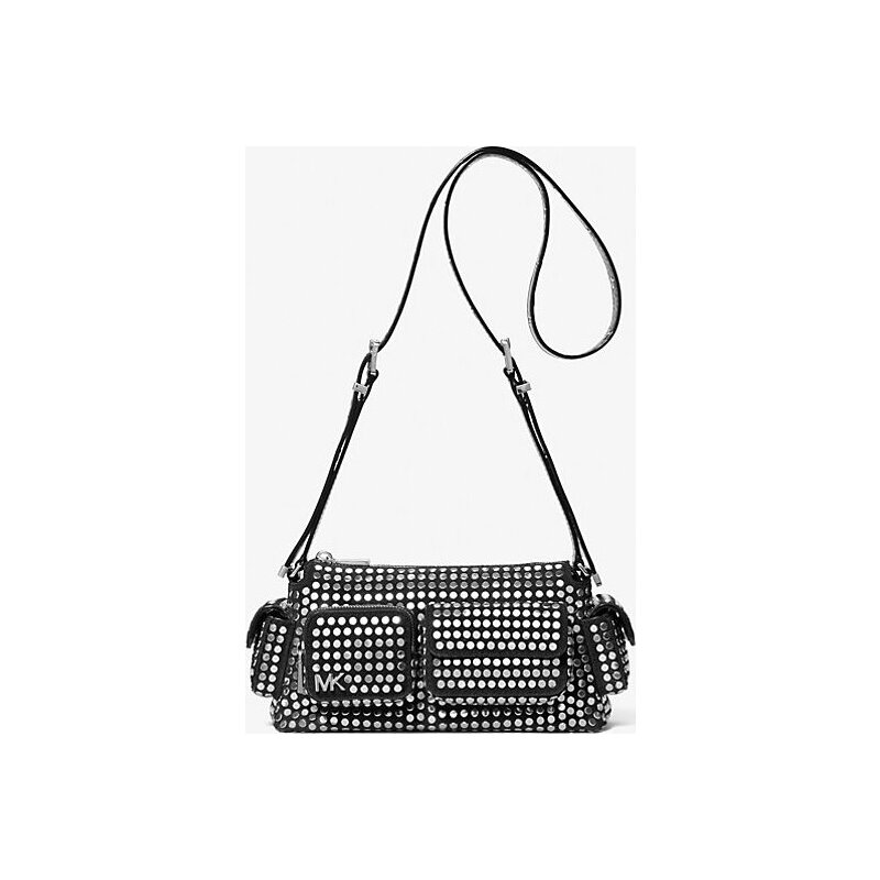 Dakota Small Studded Suede Shoulder Bag