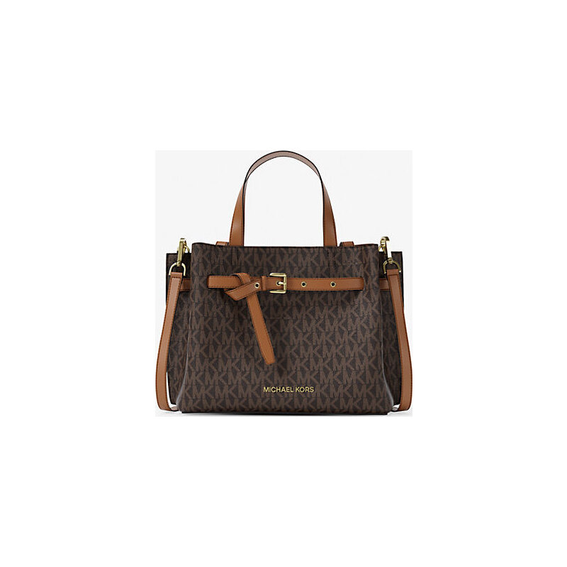 Emilia Small Signature Logo Satchel