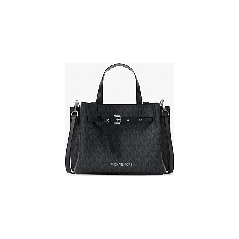 Emilia Small Signature Logo Satchel