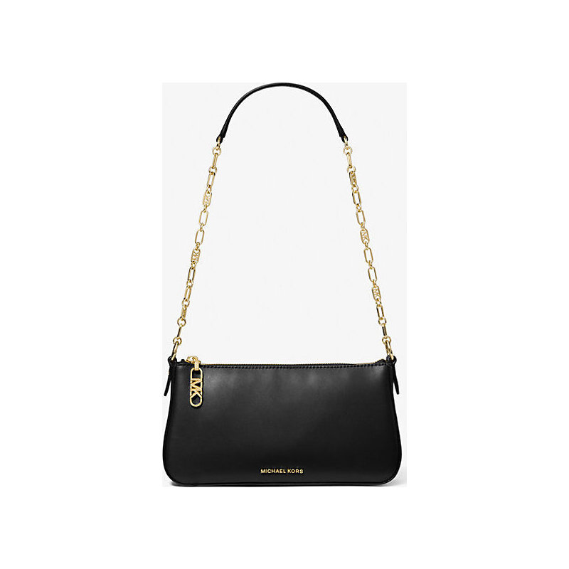 Empire Medium Leather Chain-Link Pochette