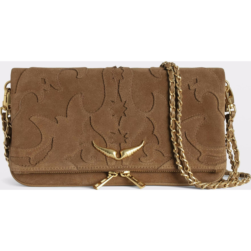 Rock Suede Clutch