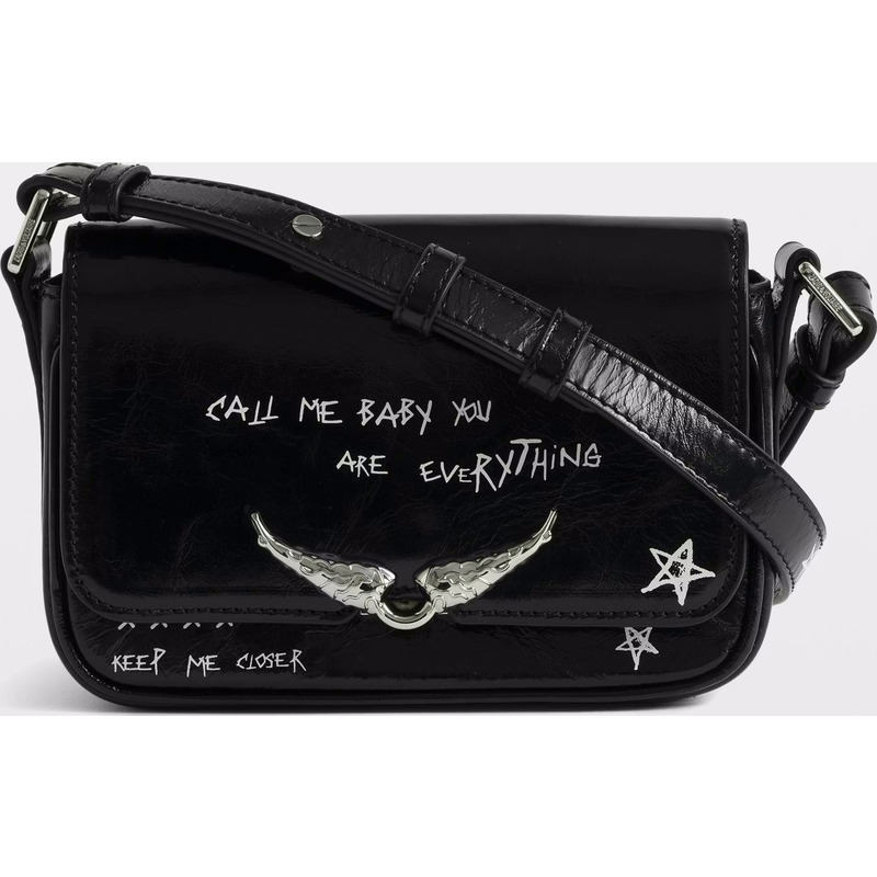 Le Zazi Vintage Graffiti Bag