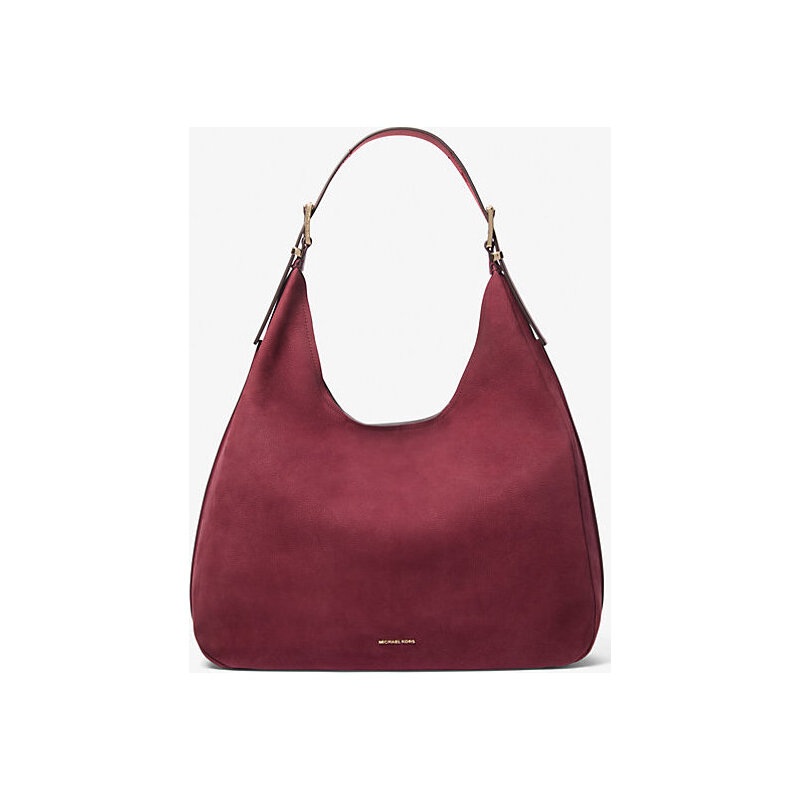 Nolita Large Nubuck Hobo Shoulder Bag