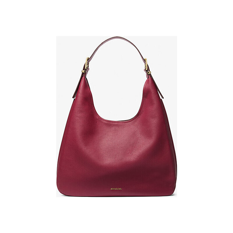 Nolita Large Pebbled Leather Hobo Shoulder Bag