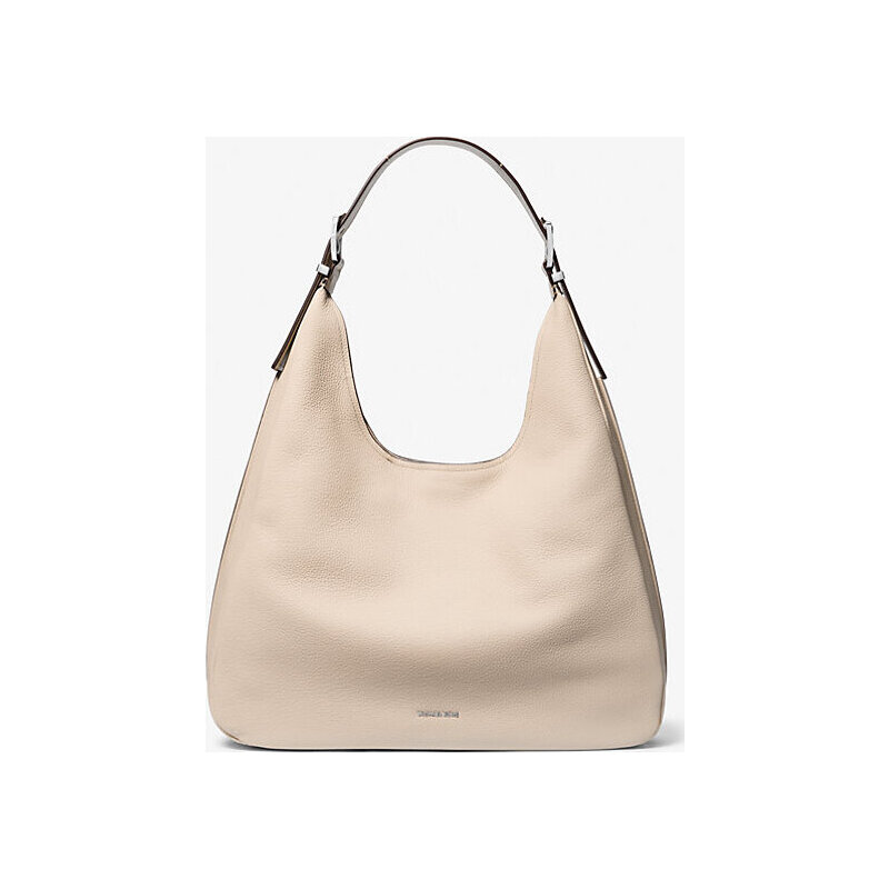 Nolita Large Pebbled Leather Hobo Shoulder Bag