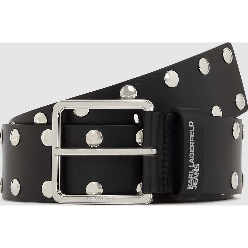 Wide studded belt