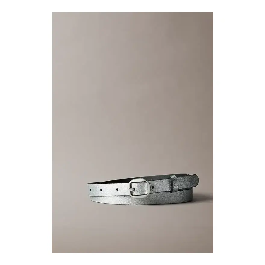 Ceinture en cuir à boucle ronde