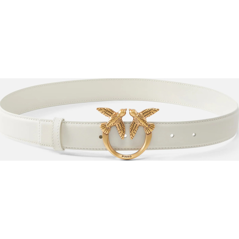 Ceinture Love Birds en cuir 3cm
